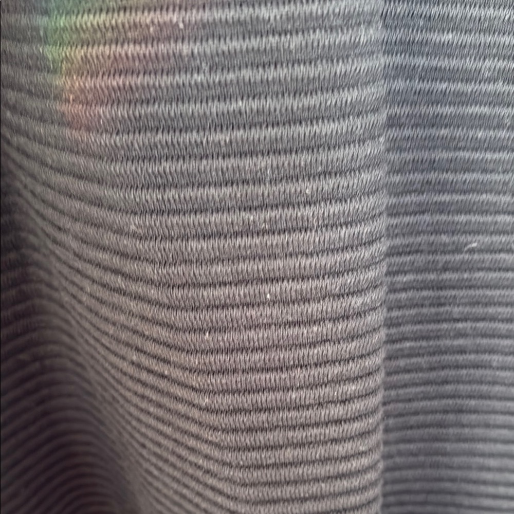 Black Ribbed Knit Sweater - Picture 2 of 4
